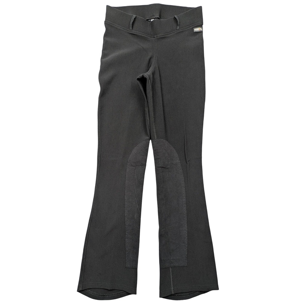Kerrits Pants Womens Medium Black Riding Knee Patch Stretch Equestrian